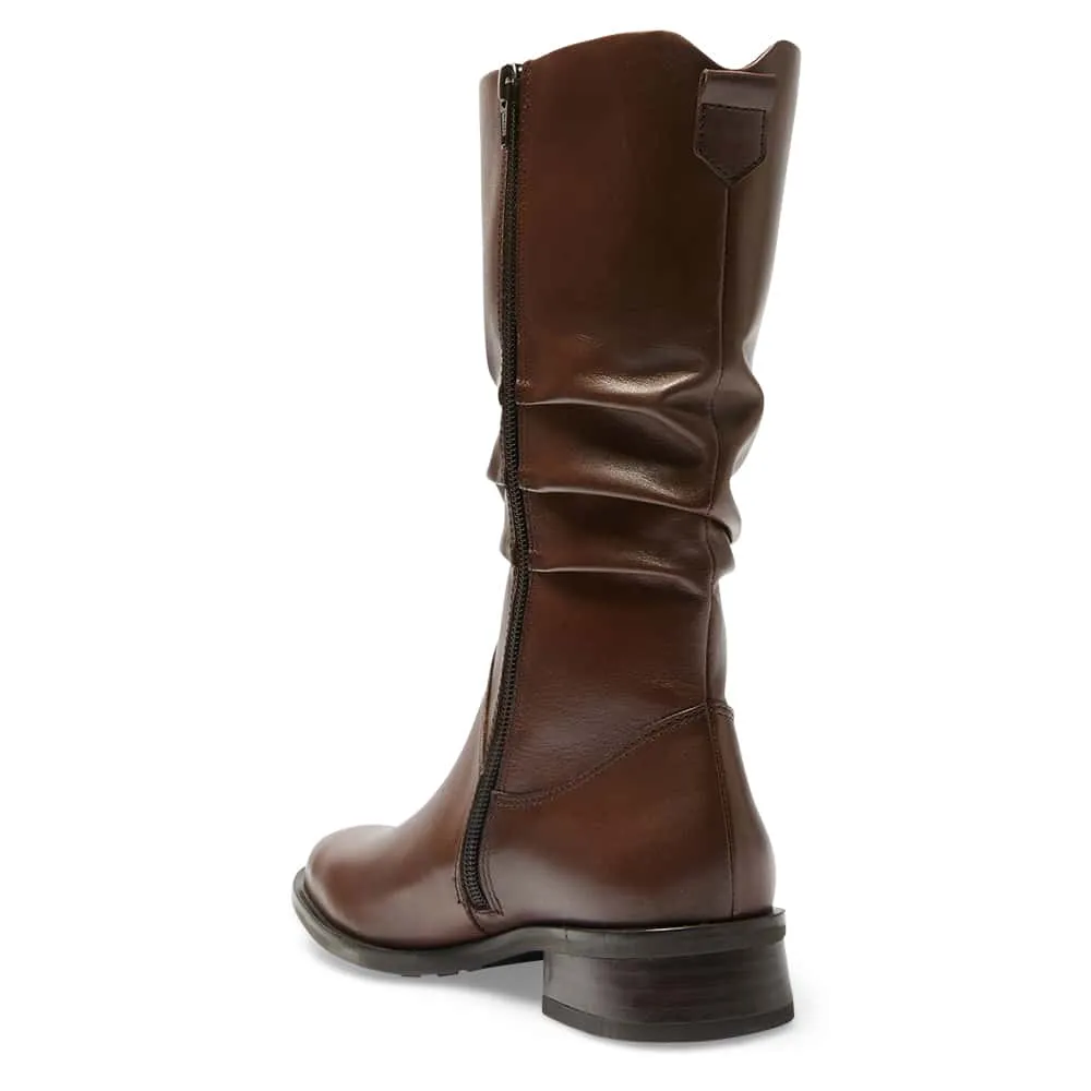 Adam Boot in Brown Leather