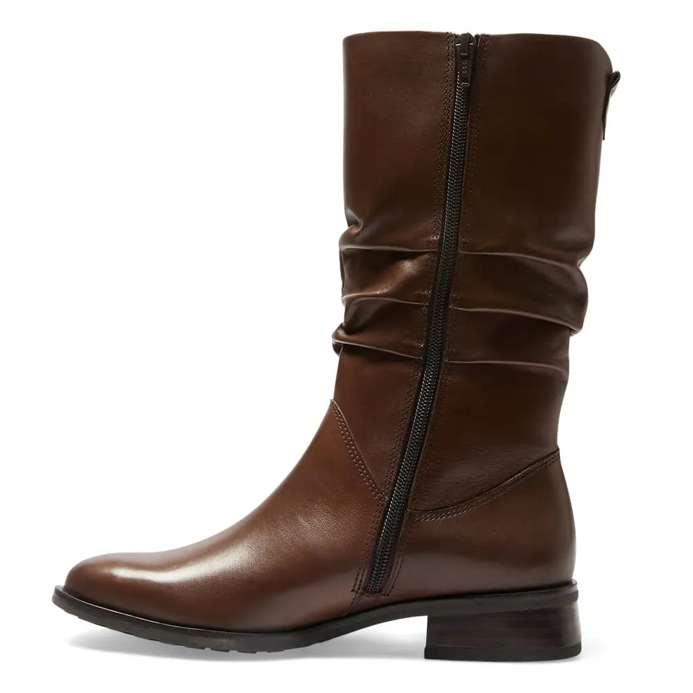 Adam Boot in Brown Leather