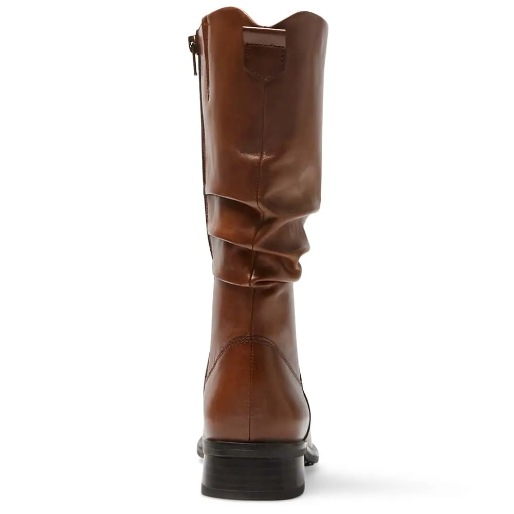 Adam Boot in Mid Brown Leather