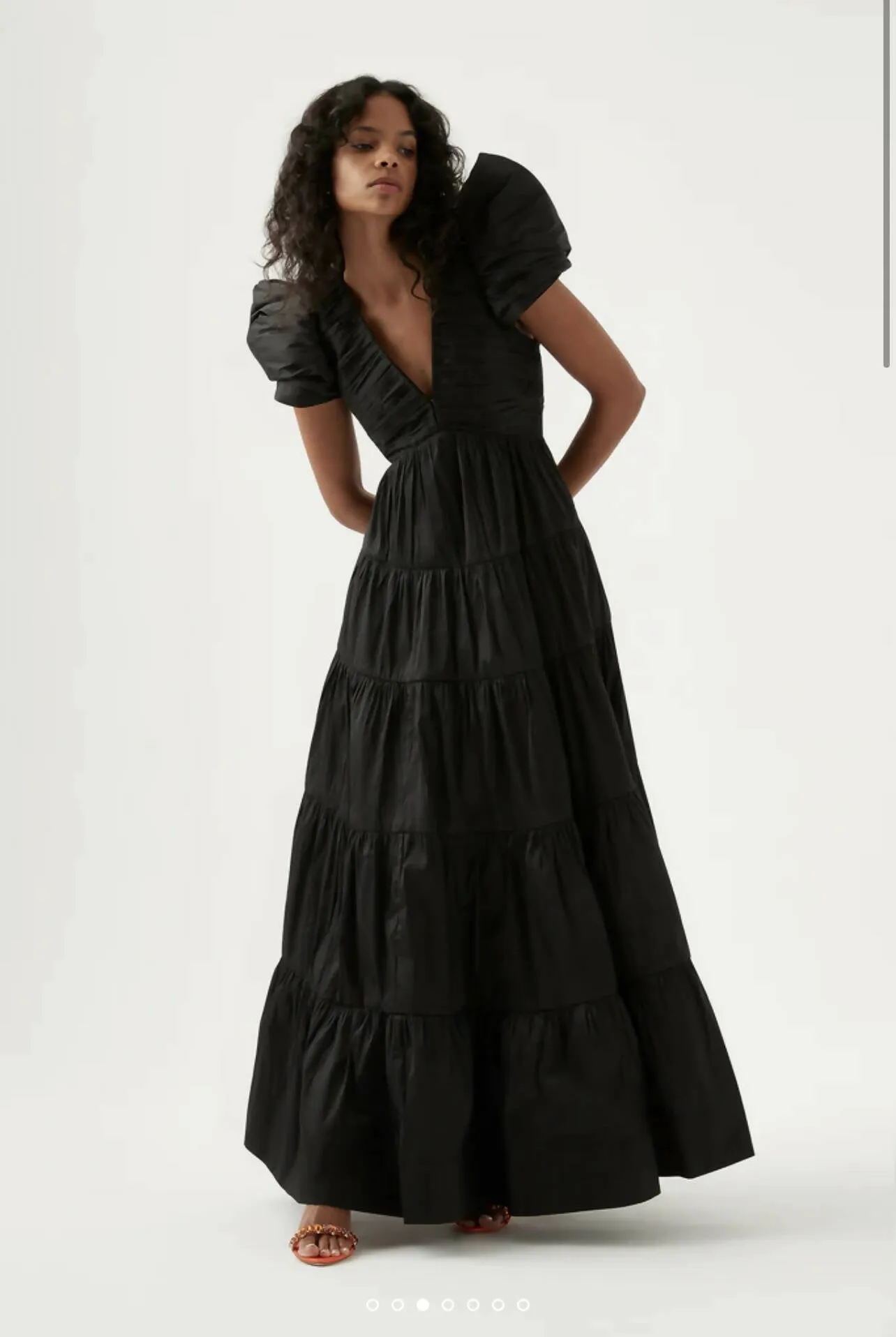 Aje Statuesque Tiered Gown