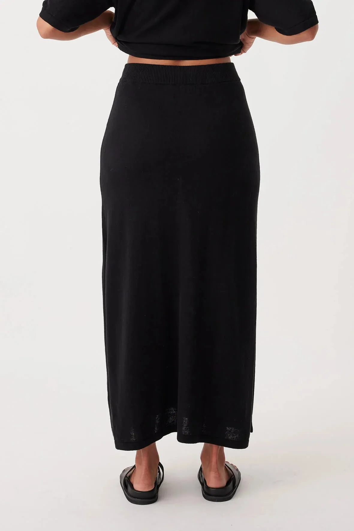 Arcaa - Quinn Skirt (Black & Taupe)