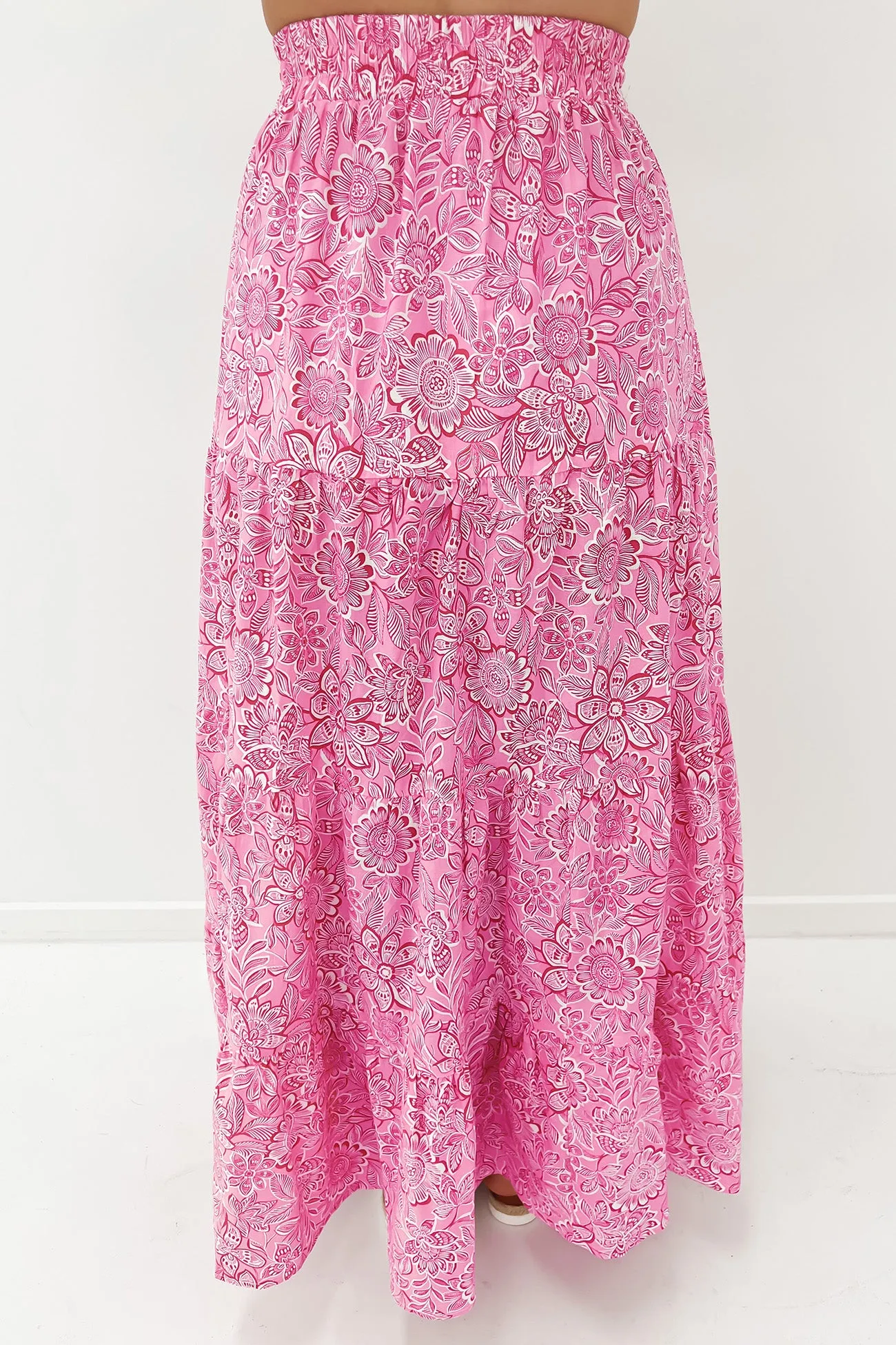 Aurela Maxi Skirt Pink