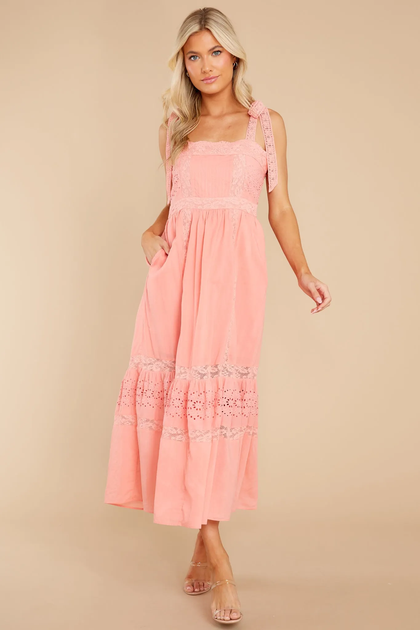 Ayala Peach Blossom Maxi Dress