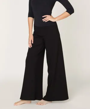 Bamboo Wide Leg Ponte Pants