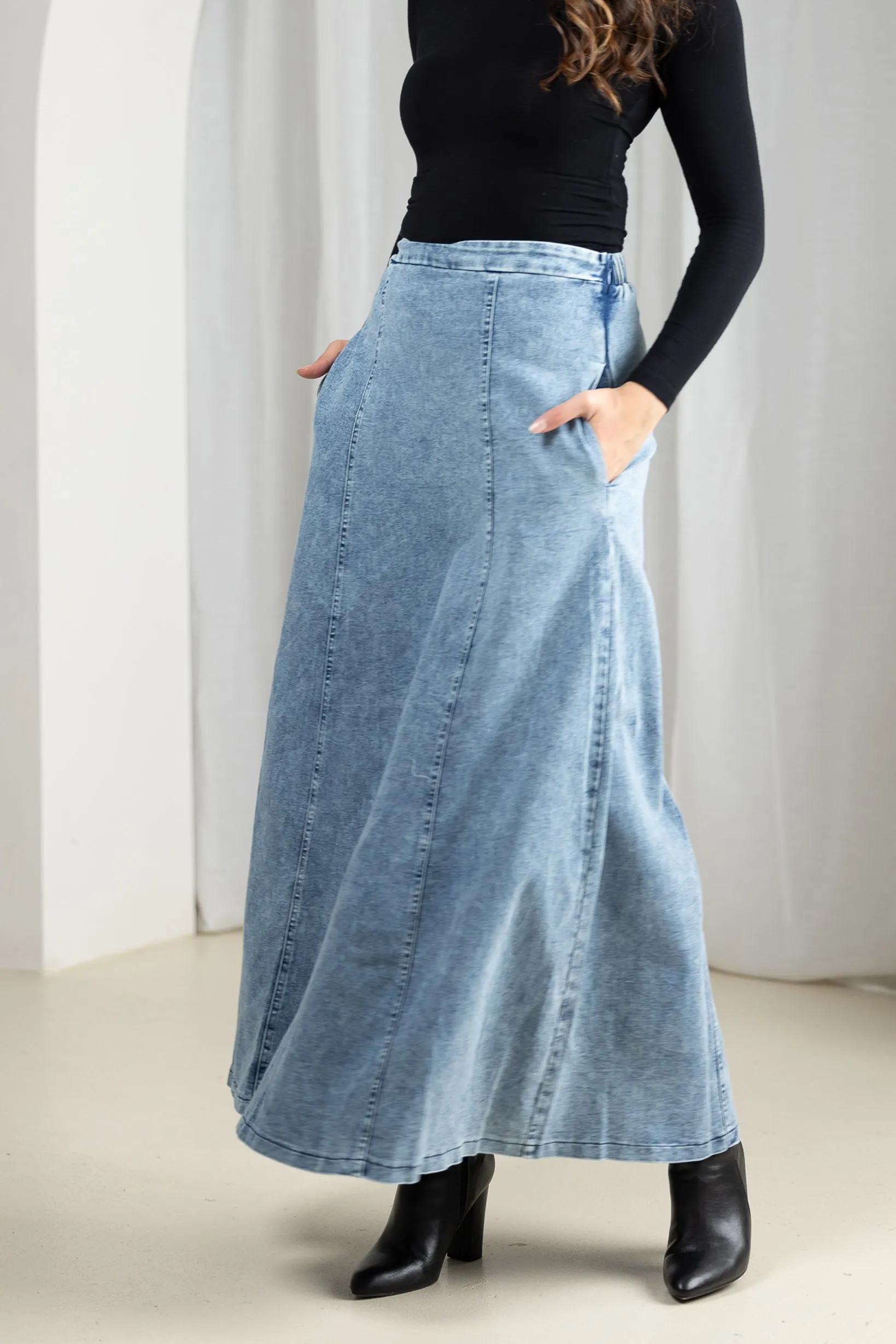 Beeba Basic Denim Skirt