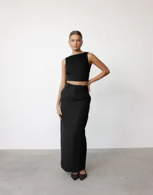 Briar Maxi Skirt (Black)