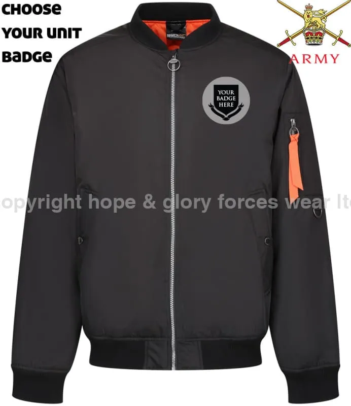 British Army Units Pro Bomber Jacket