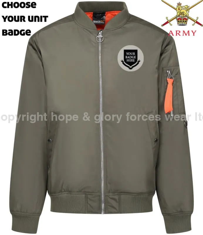 British Army Units Pro Bomber Jacket