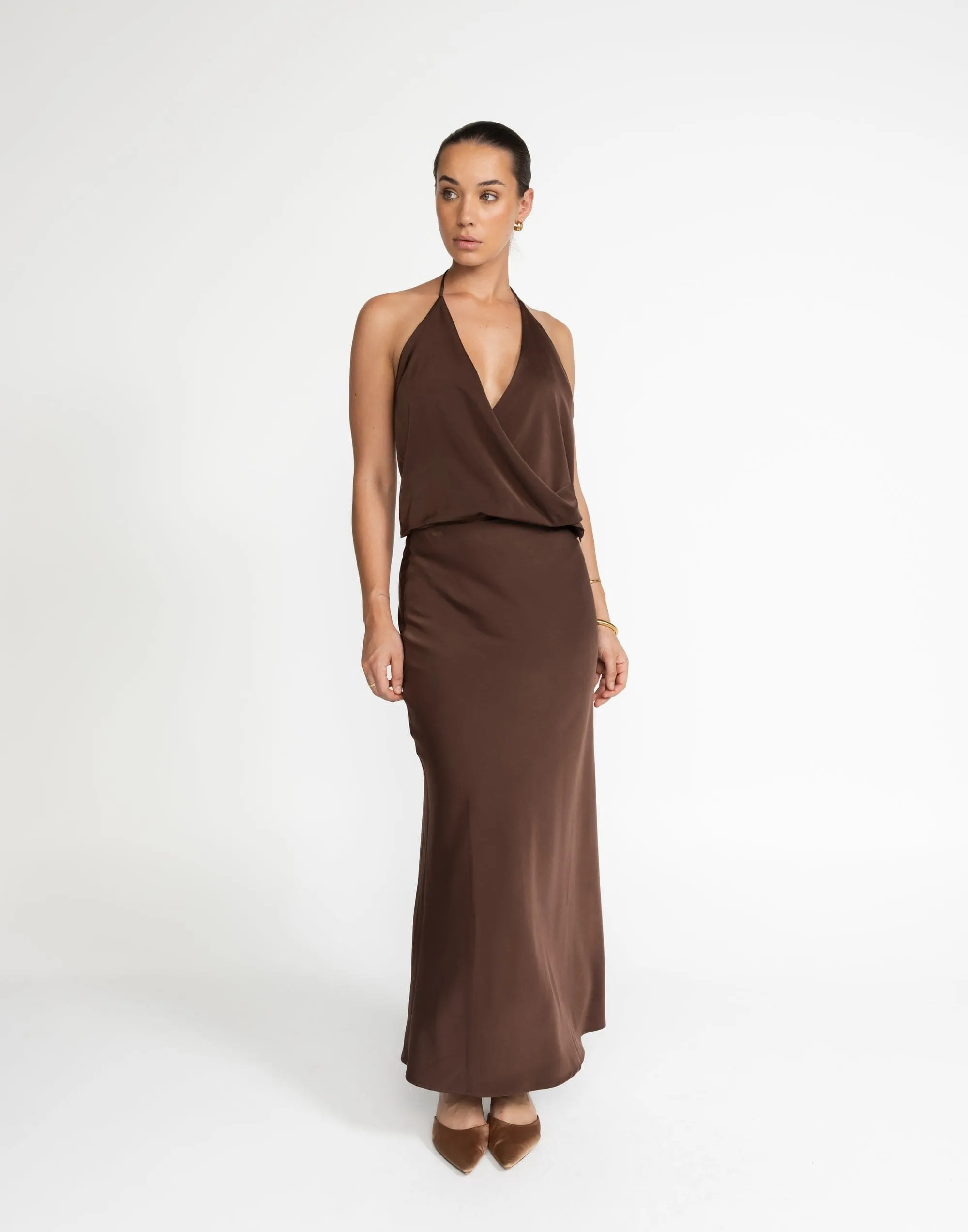 Cabaret Maxi Skirt (Cocoa)