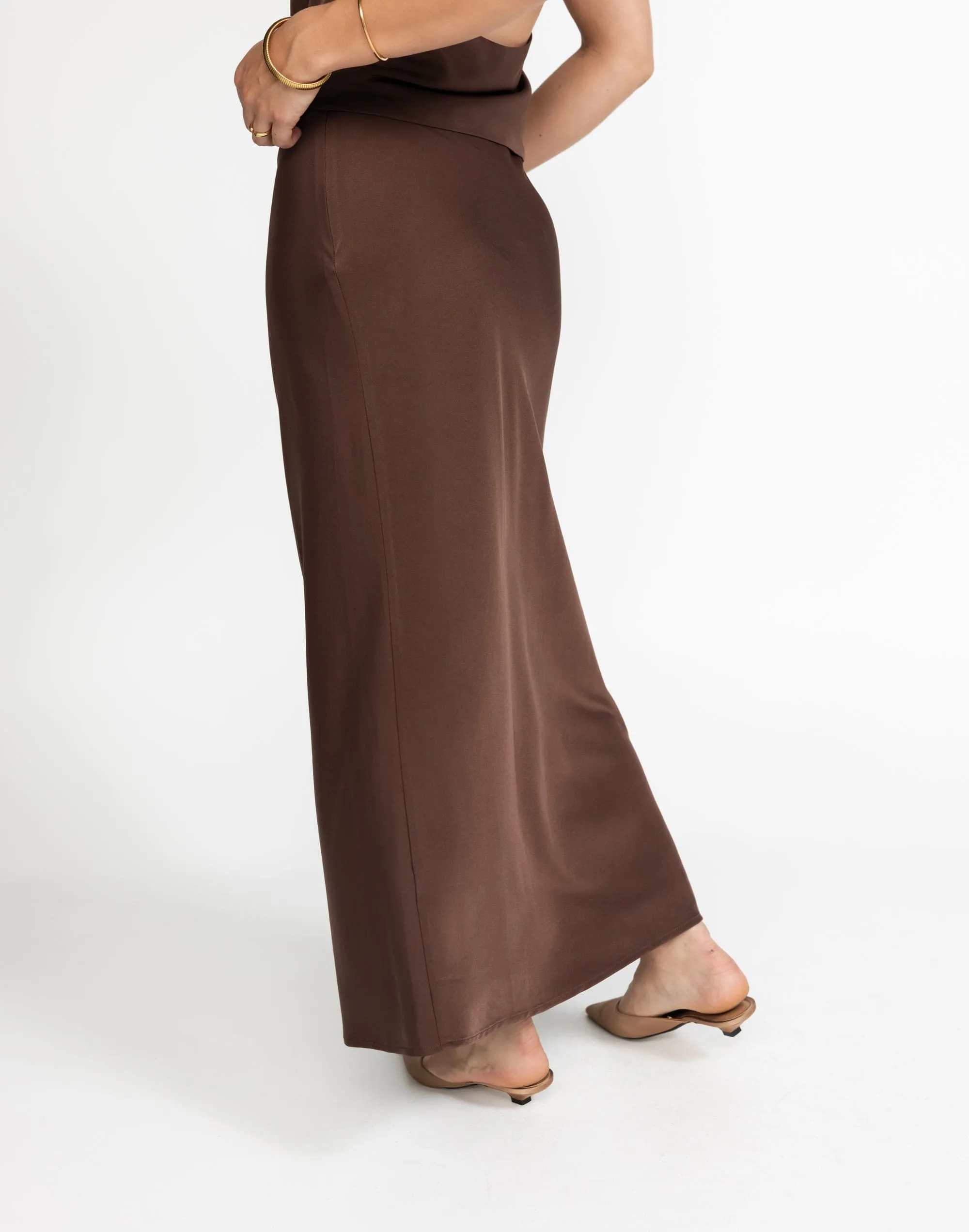 Cabaret Maxi Skirt (Cocoa)