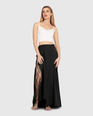 California Dreamin' Maxi Skirt - Black