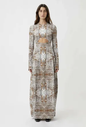 Camilla And Marc Ada Long Sleeve Printed Maxi Dress in Ada Print