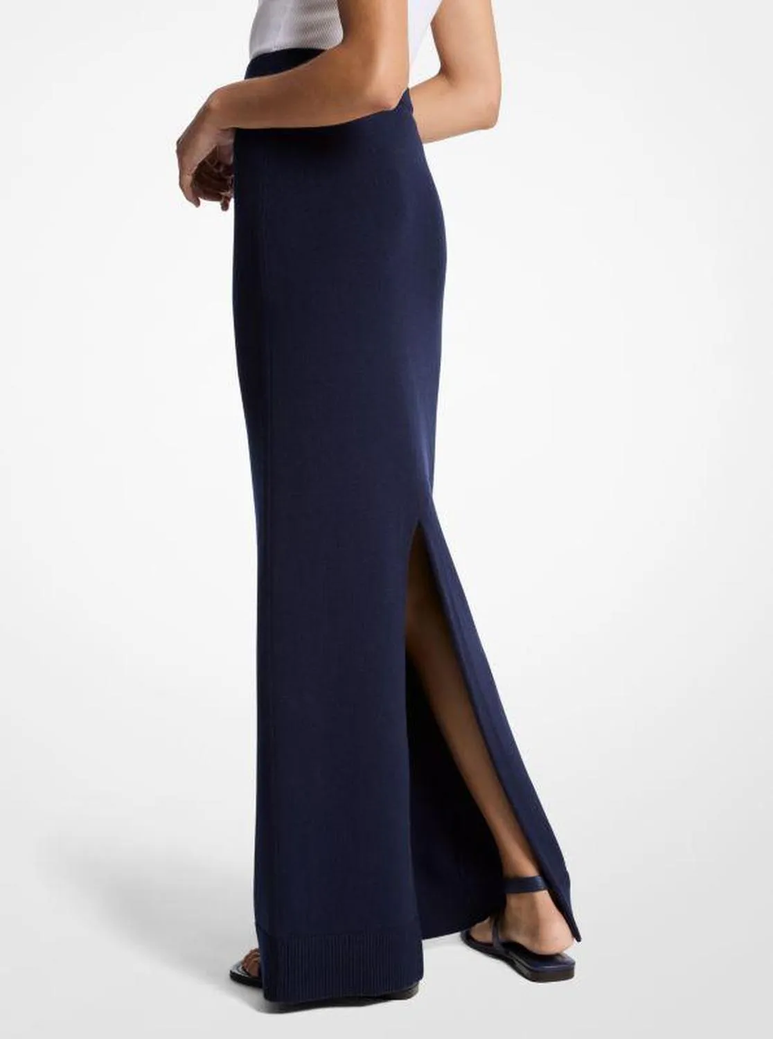 Cashmere Blend Maxi Skirt