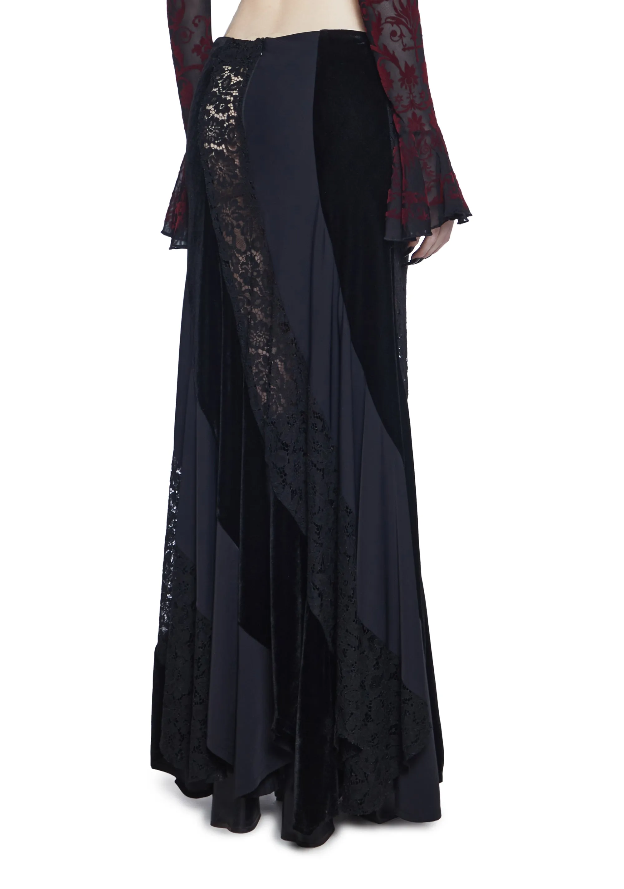 Coffin Dreams Maxi Skirt