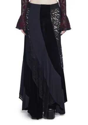 Coffin Dreams Maxi Skirt