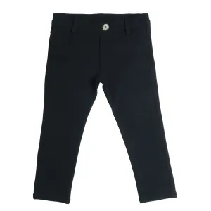 Crew Textured Stretch Slim Dress Pant- Black