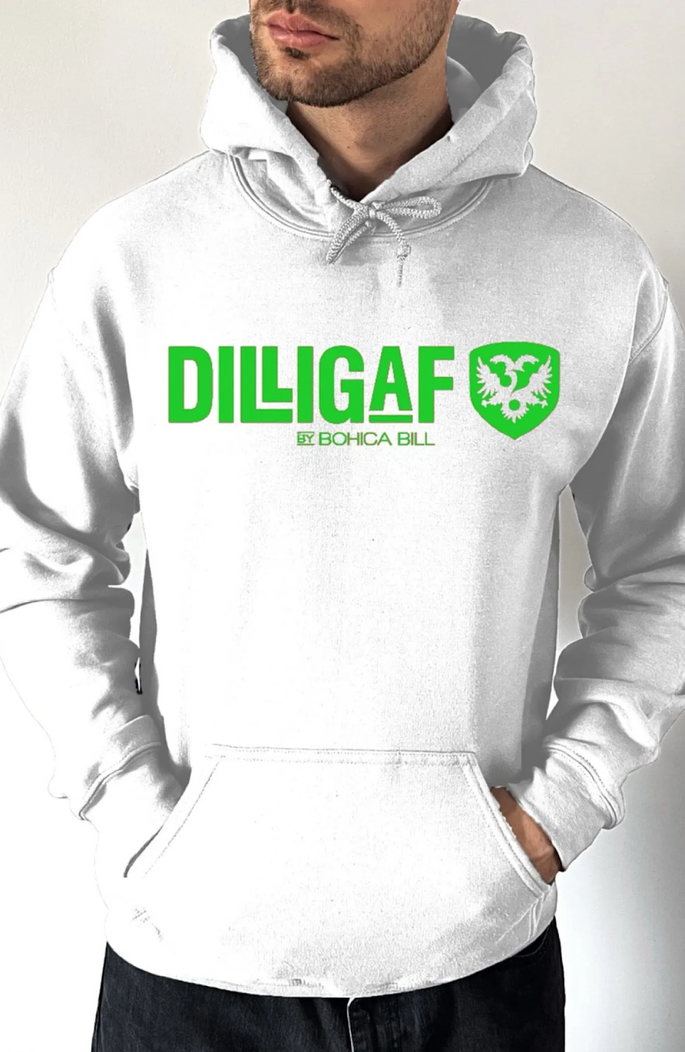 Dilligaf Neon Classic Pullover Hoody