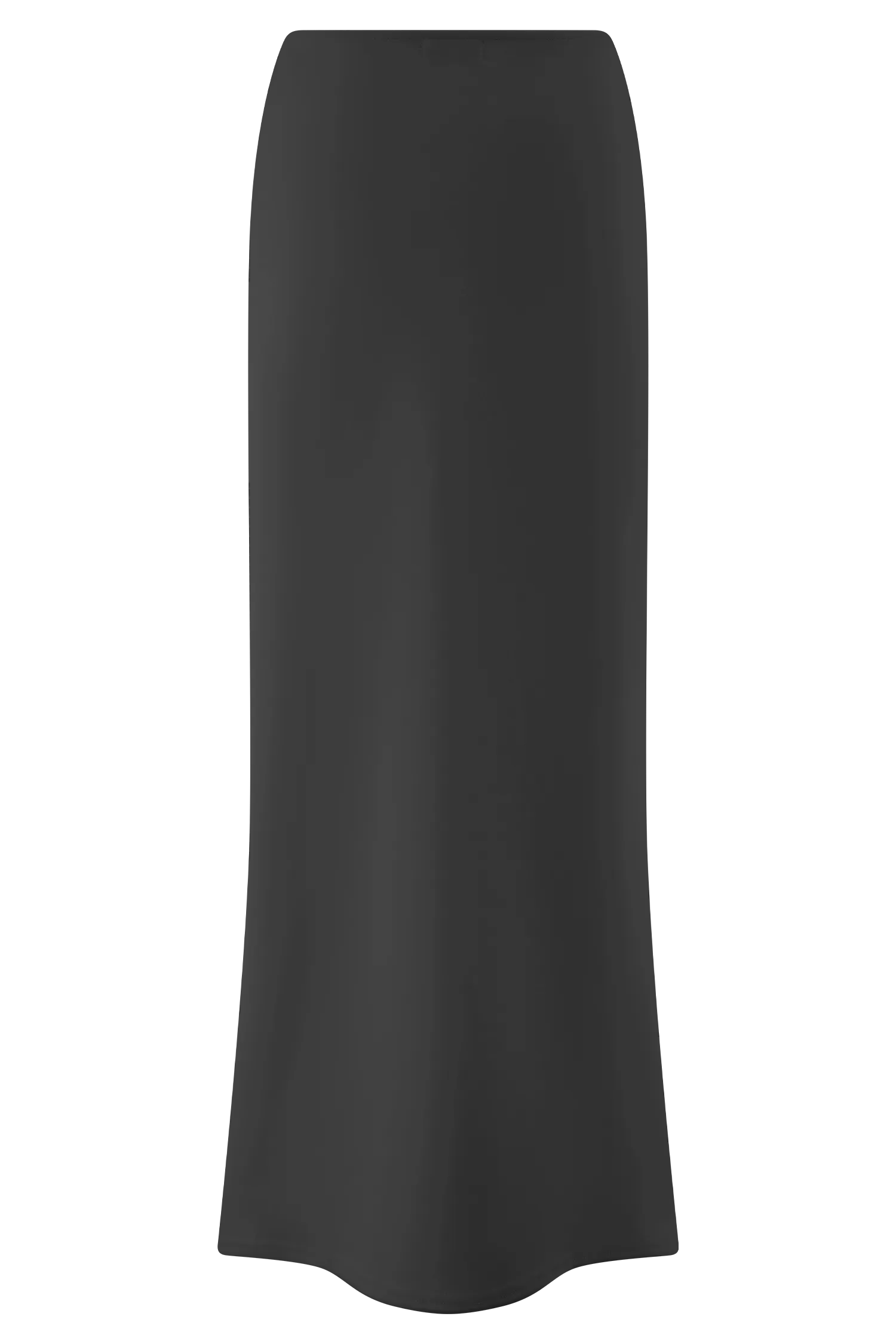 Eris Scuba Jersey Maxi Skirt - Black