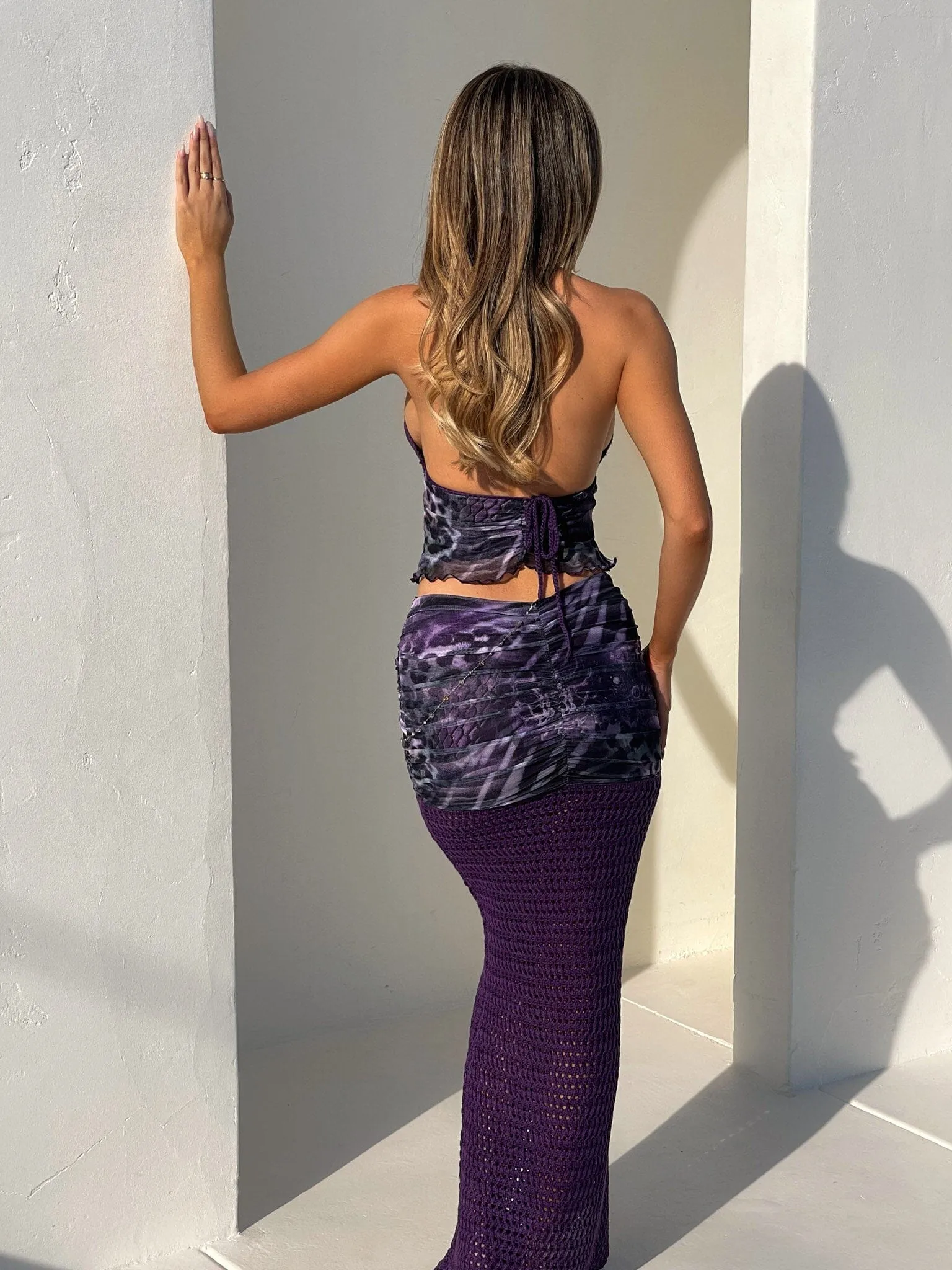 ESMEE MAXI SKIRT VIOLETTE