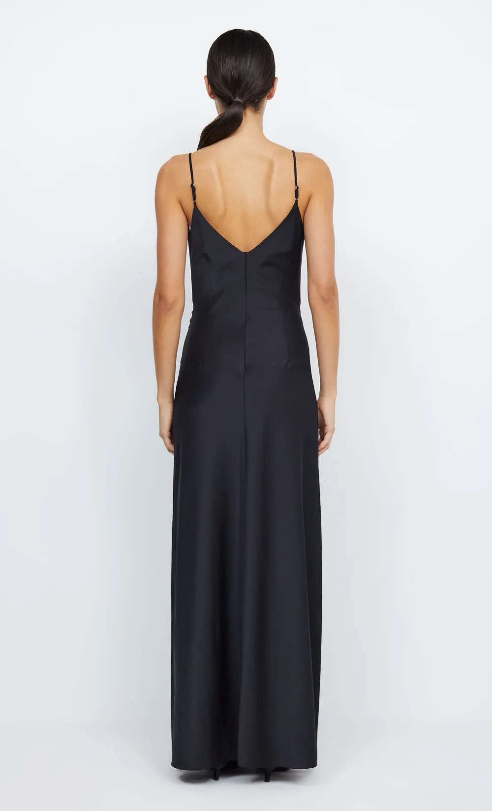 ETERNITY V MAXI DRESS - BLACK