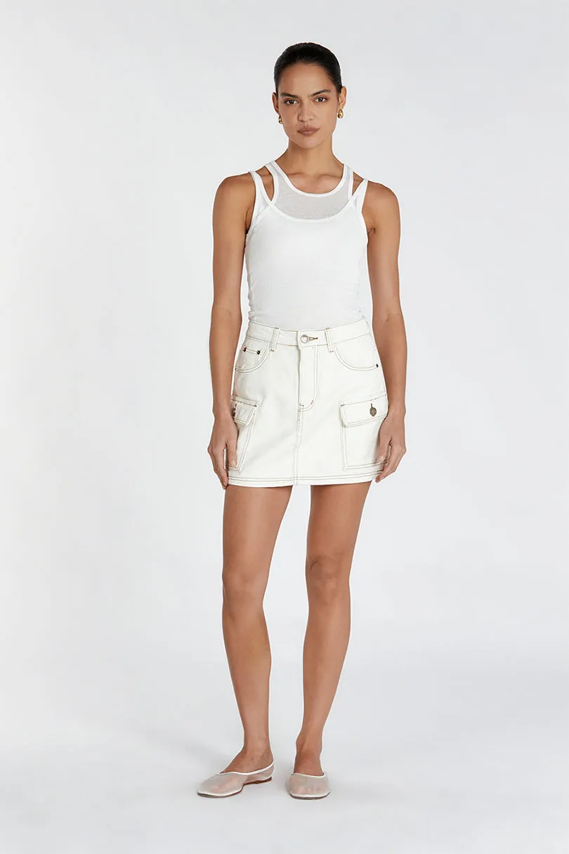 FELIX CREAM CARGO SKORT