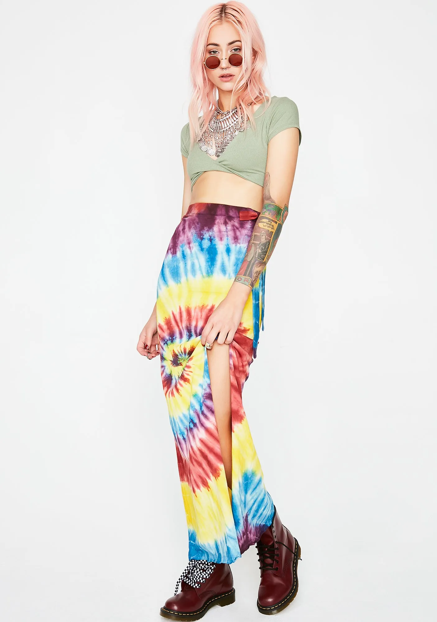 Flashback Feelin' Tie Dye Skirt