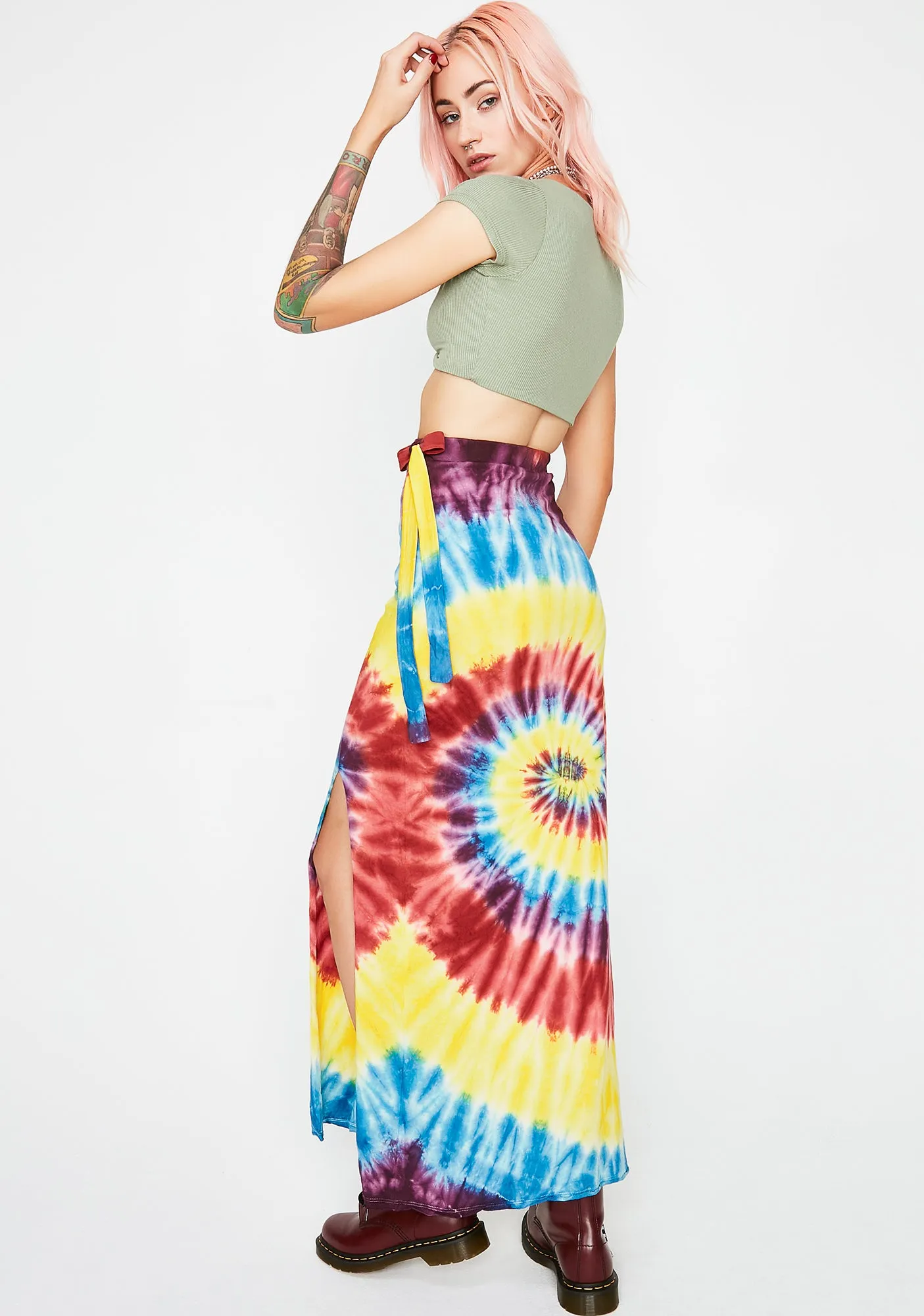 Flashback Feelin' Tie Dye Skirt