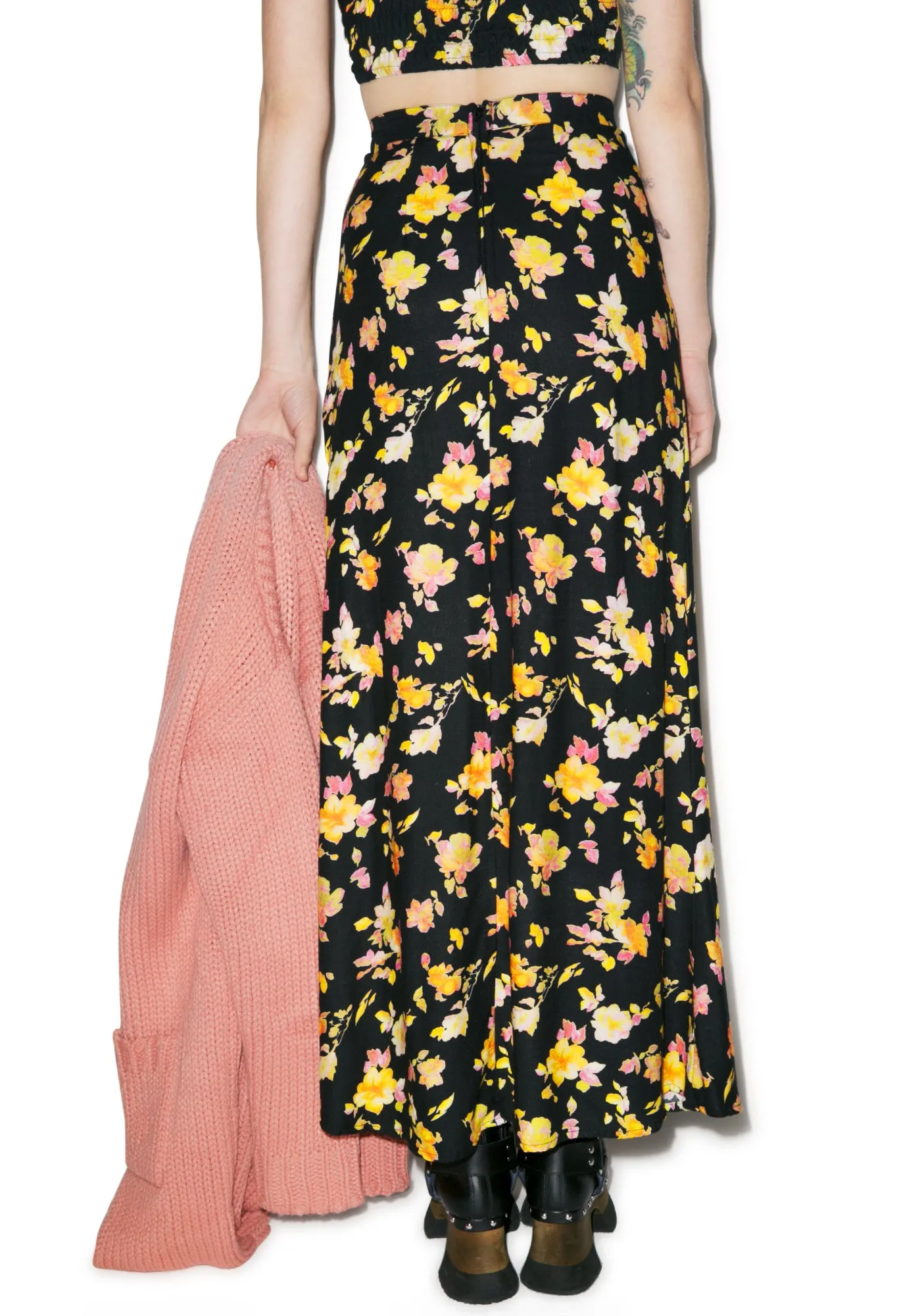 Floral Marla Maxi Skirt