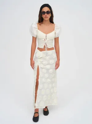 For Love & Lemons Bailey Knit Maxi Skirt