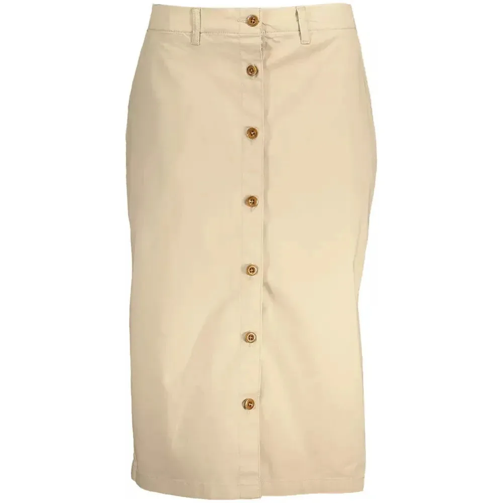 Gant Beige Cotton Women Skirt