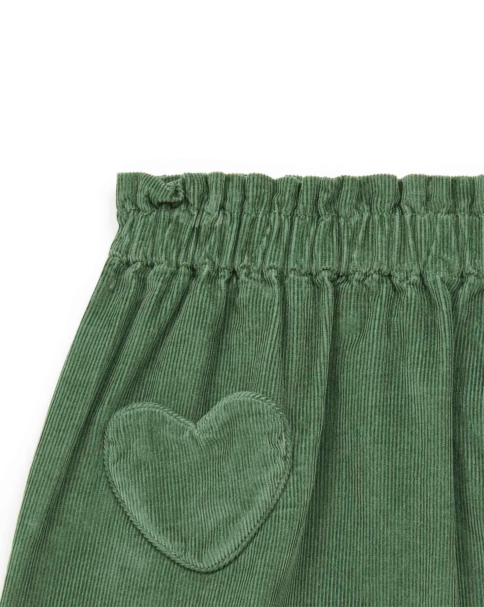 Girl's Corduroy Skirt in Greenpeace