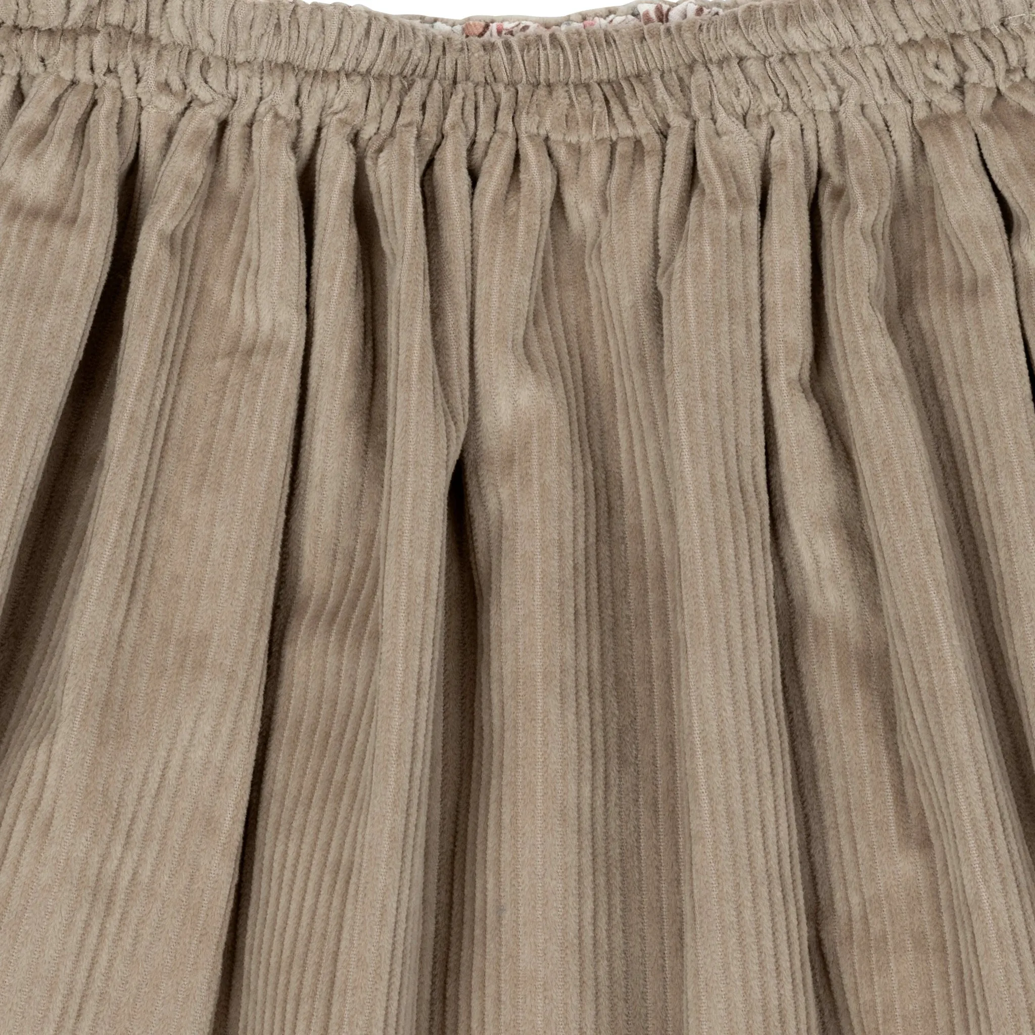 Giuditta Double Skirt - Beige and Pink