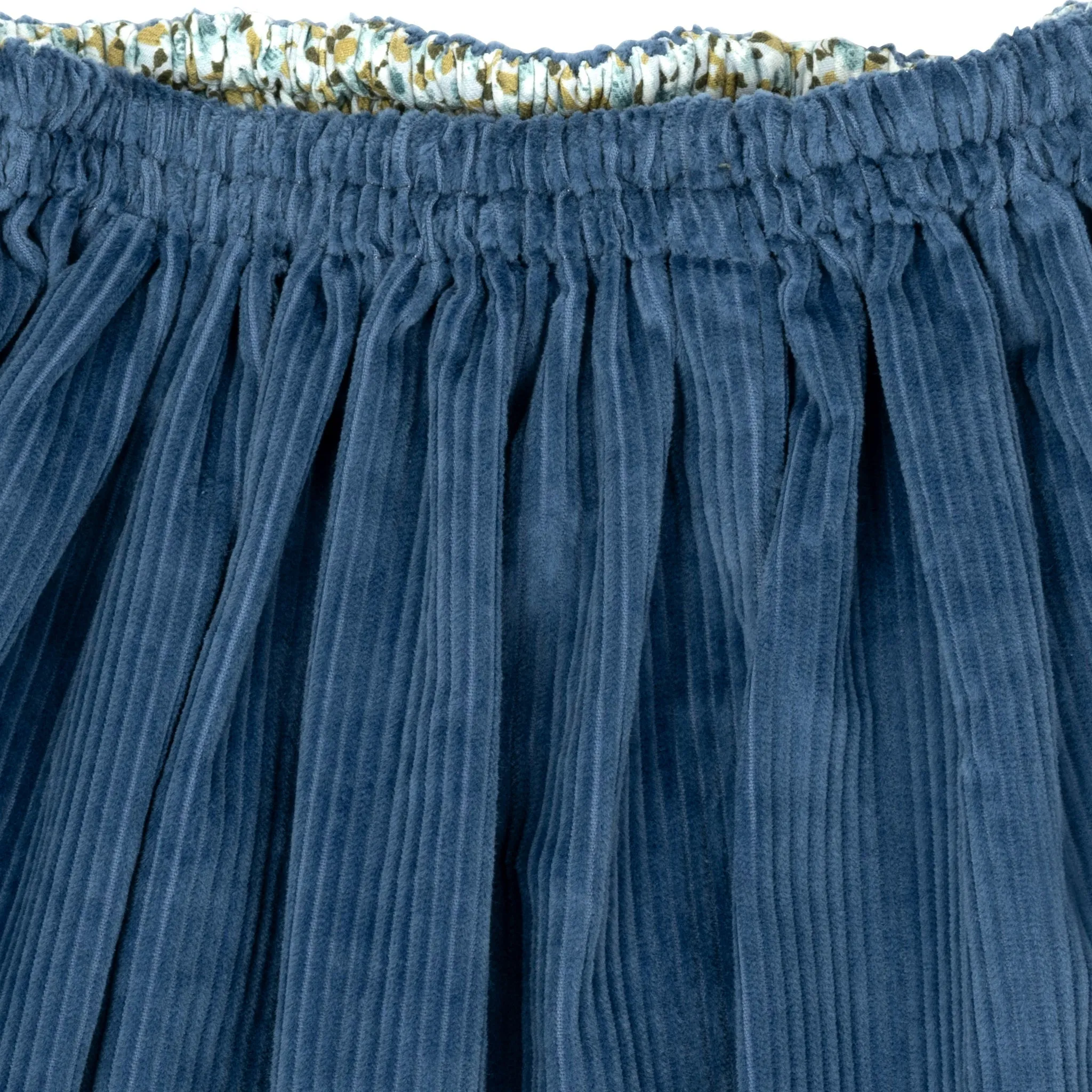 Giuditta Double Skirt - Blue and Green