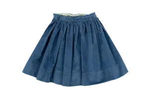 Giuditta Double Skirt - Blue and Green