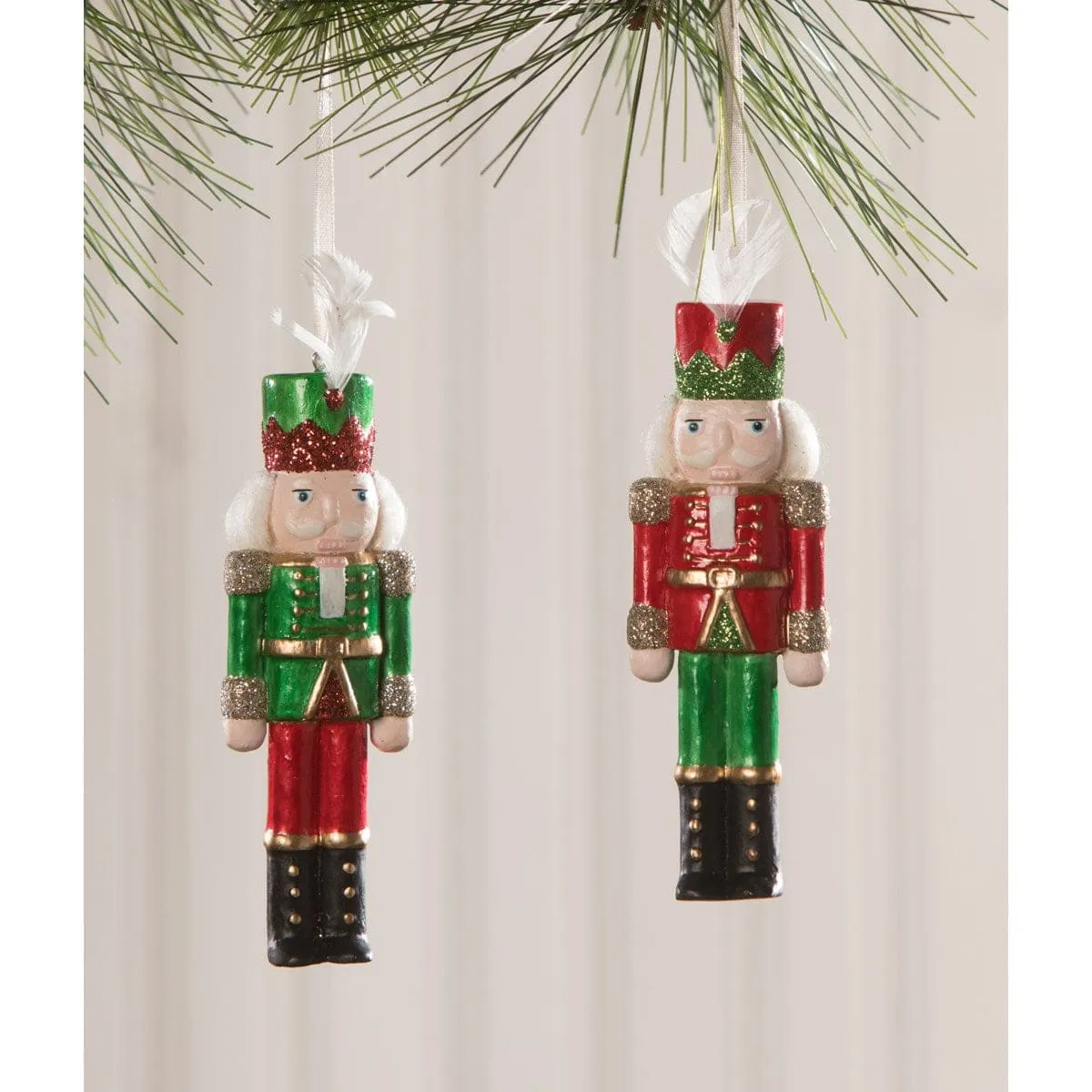 Green Traditional Nutcracker Ornament