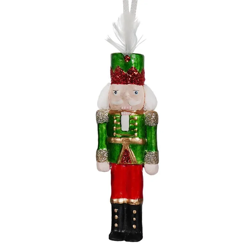 Green Traditional Nutcracker Ornament