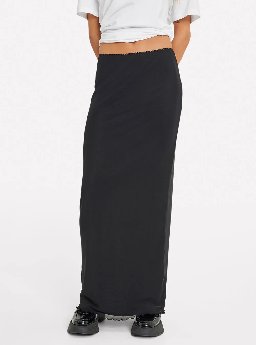 Hago Maxi Skirt - Black