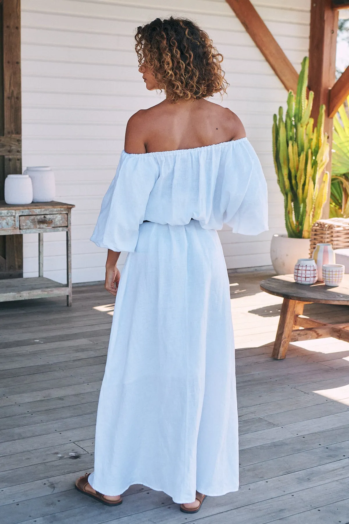 HALLIE MAXI - White