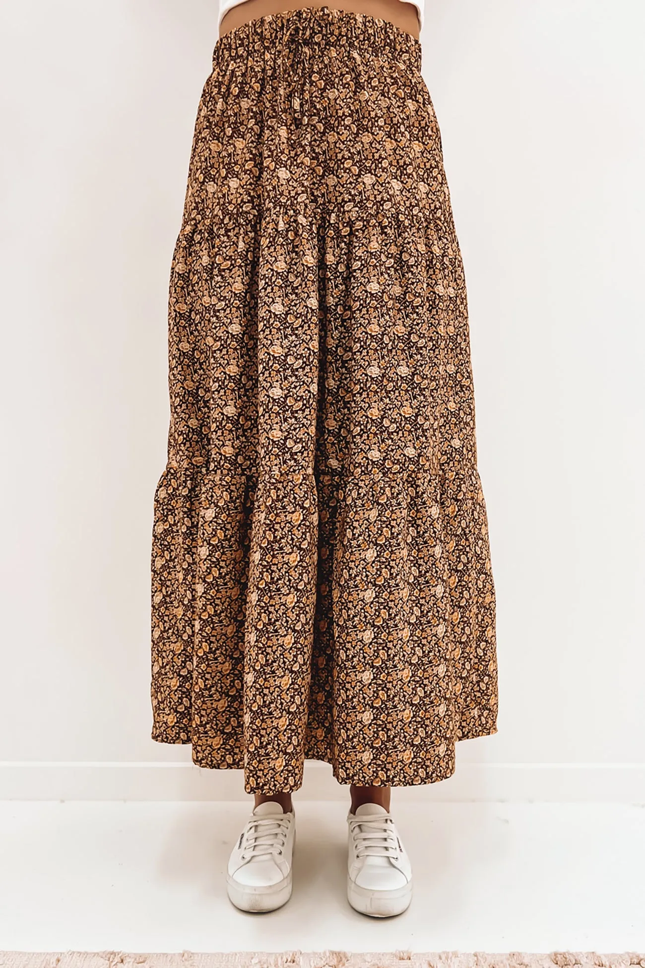 Harper Floral Maxi Skirt Print