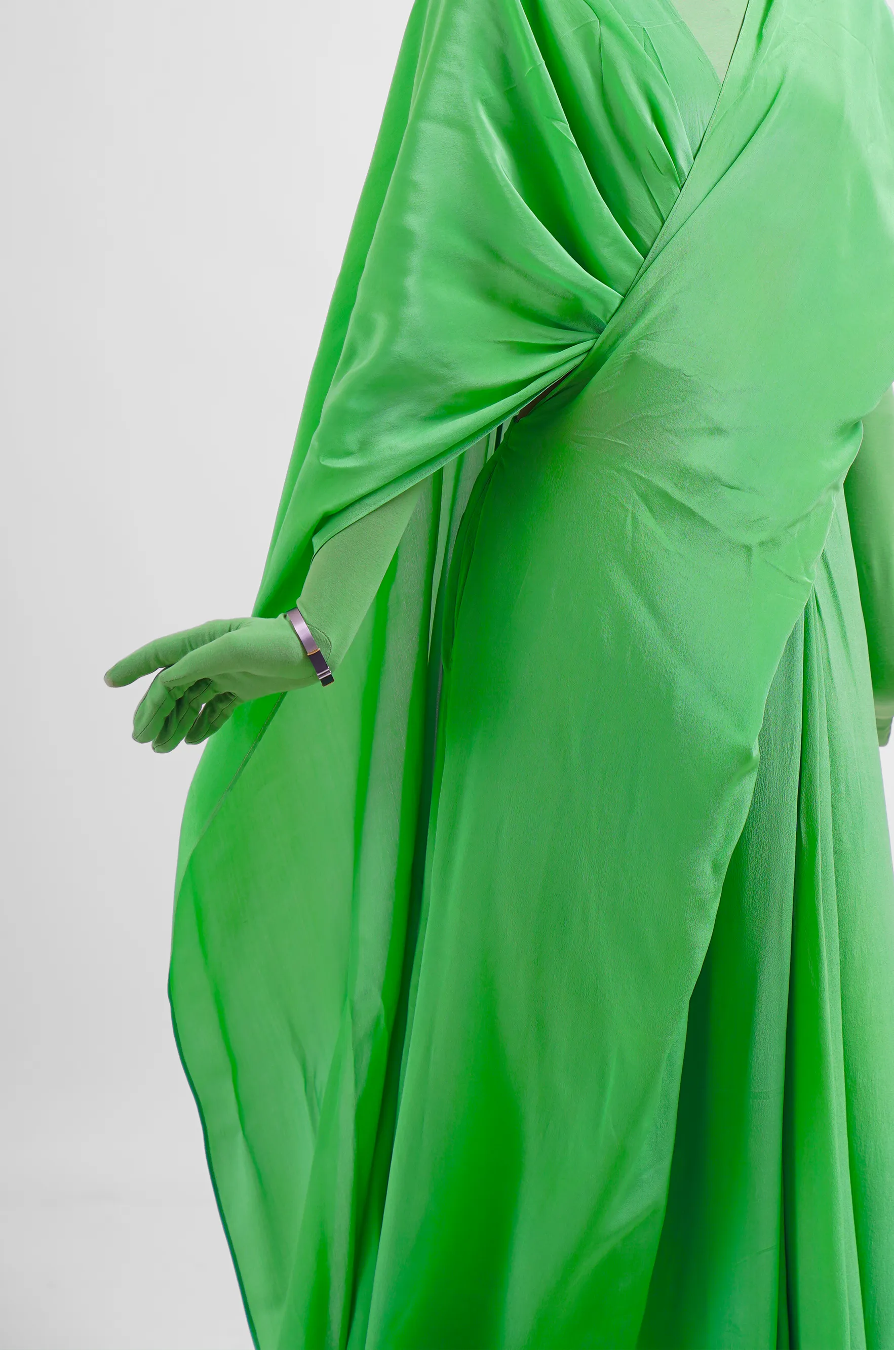 Hybrid Sari-Pants (Green)