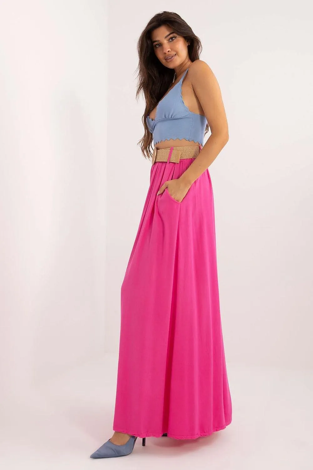 Italy Moda casual long maxi skirt