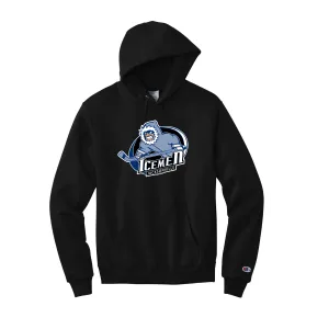 Jacksonville Icemen Black Champion Powerblend Primary Logo Pullover Hoodie