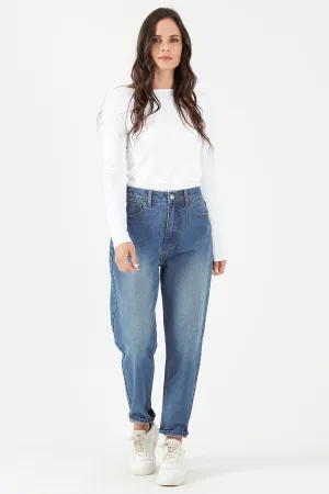 Jeans Mujer Mom Denim