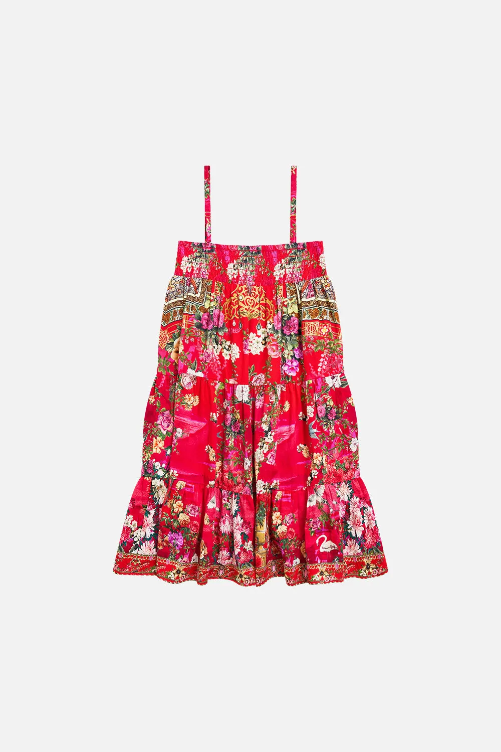 KIDS CONVERTIBLE SHIRRED MAXI SKIRT 4-10 SWEET HOME ALEXANDRIA