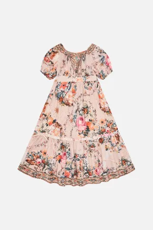 KIDS RIBBON MAXI DRESS 4-10 ROSE GARDEN REVOLUTION