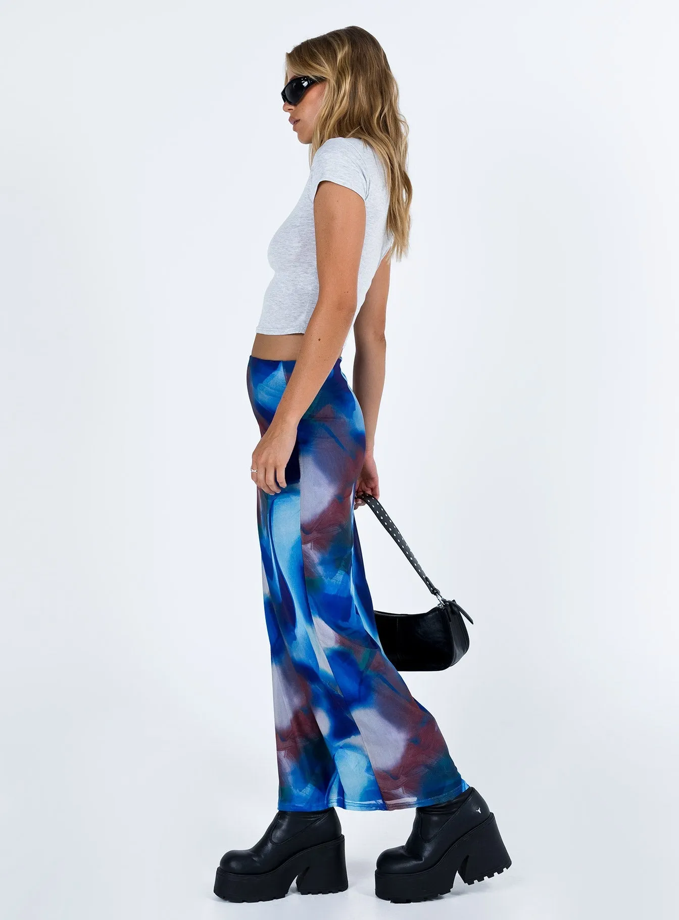 Knox Maxi Skirt Blue