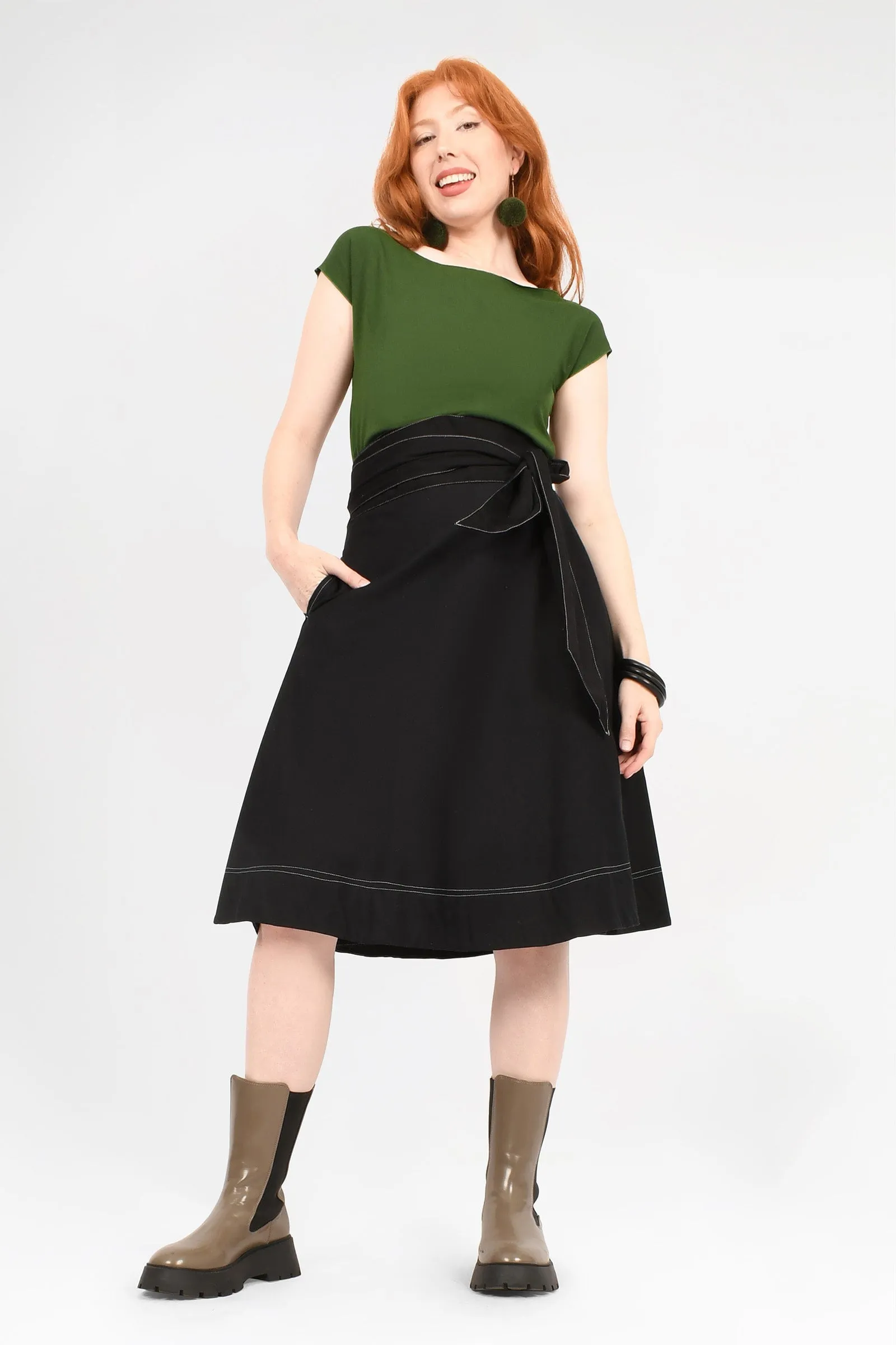 Lara Short Wrap Skirt