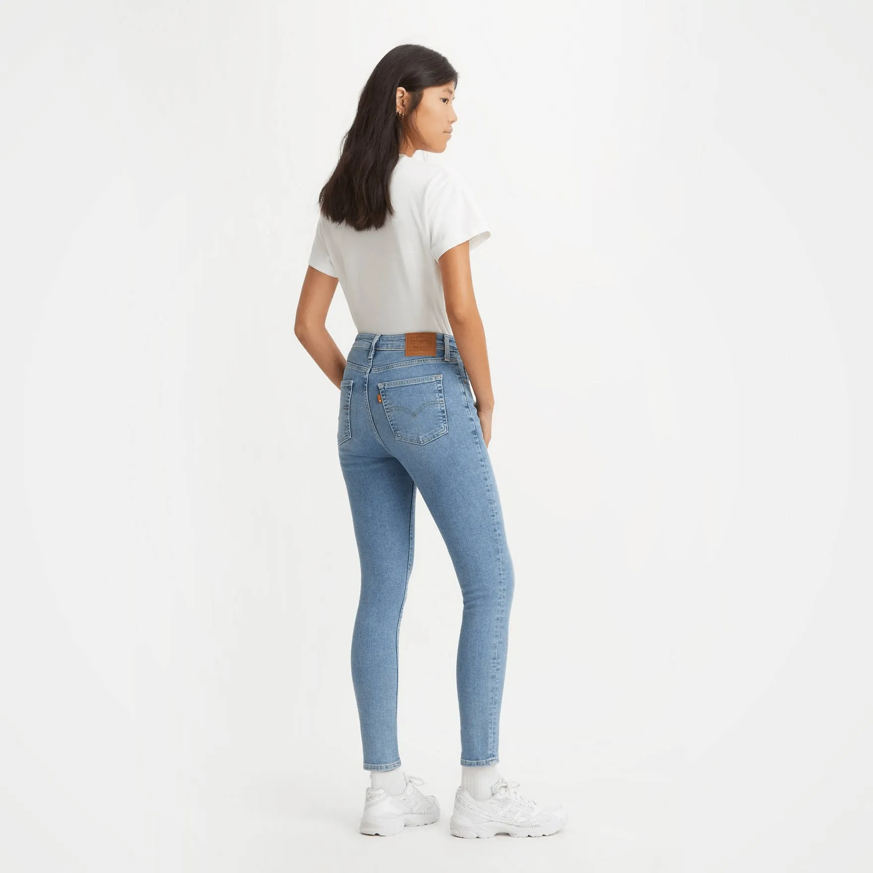 Levi's 721™ High Rise Skinny Jeans In Light Indigo Worn In - Blue