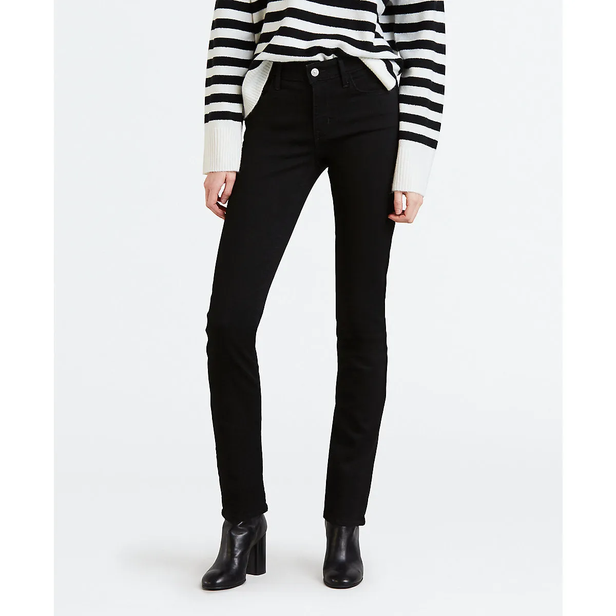 Levi's Women's Mid-Rise Skinny Jeans - Blackest Night