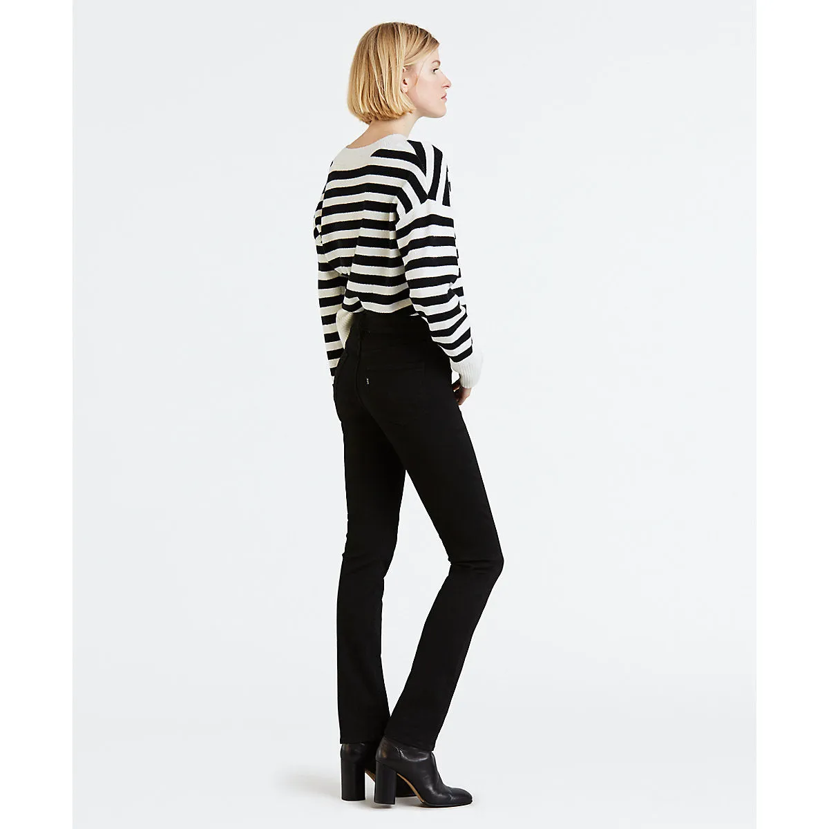 Levi's Women's Mid-Rise Skinny Jeans - Blackest Night